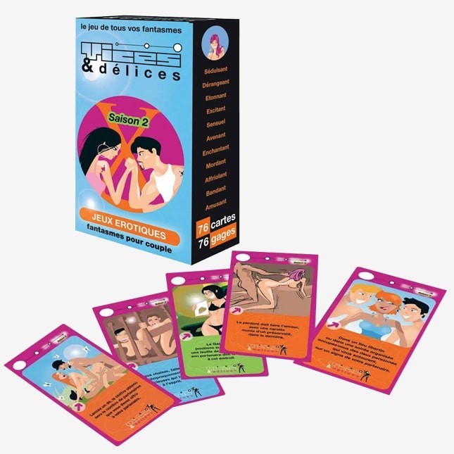 vices et delices - jeu de carte coquin pour couple