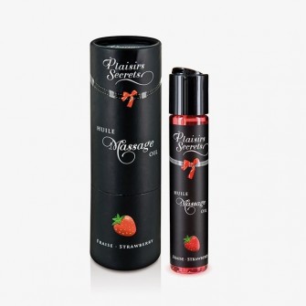 Huile de massage gourmande Fraise